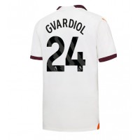 Manchester City Josko Gvardiol #24 Auswärtstrikot 2023-24 Kurzarm